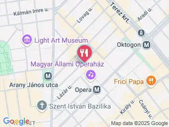 Sophie Brasserie Budapest a térképen