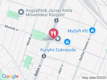 Soproni Vendéglő Budapest a térképen