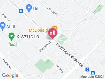 Söröző - Nagy Lajos király útja Budapest a térképen