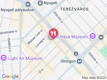 1001 Éjszaka Teaház Budapest a térképen