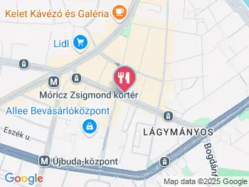 Soupway Leves Budapest a térképen