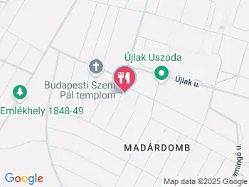Sovány Vigasz Borsó Budapest a térképen