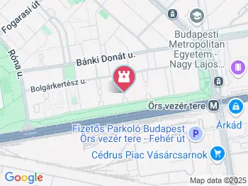 Spartacus-szobor Budapest a térképen