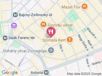 Spinoza Café Budapest a térképen