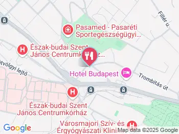 Sport Bisztró Budapest a térképen