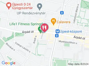 Springday Étterem & Kávézó Budapest a térképen