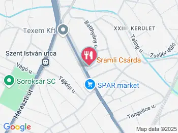 Sramli Csárda Budapest a térképen