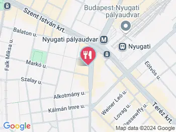 St. Andrea Restaurant Budapest a térképen