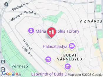 St. George Residence Hotel Étterme Budapest a térképen