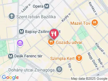 Standard Bistro & Bar Budapest a térképen