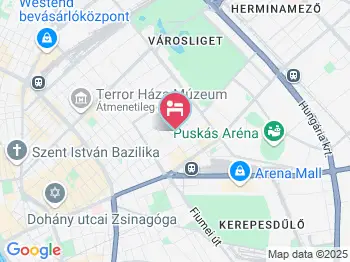 Star City Hotel Budapest a térképen
