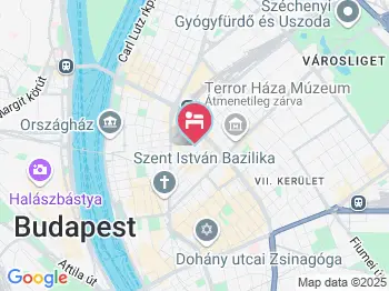 Star Inn Hotel Budapest Centrum Budapest a térképen