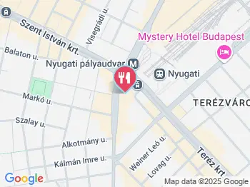 Starbucks - Nyugati tér Budapest a térképen