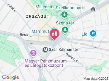 Starbucks - Széna tér Budapest a térképen