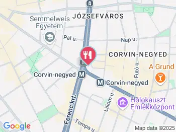 Stardust Coffee Budapest a térképen