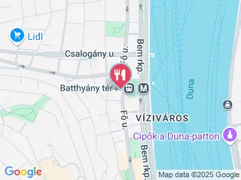 Steamhouse Café - Batthyány téri Vásárcsarnok Budapest a térképen