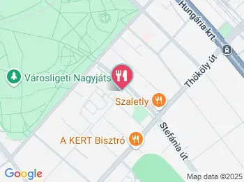 Stefánia Étterem - Honvéd Kulturális Központ Budapest a térképen