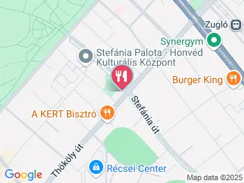 Stefánia Pizzéria & Étterem Budapest a térképen