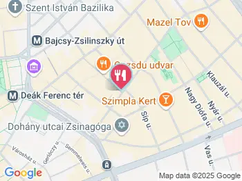 Stég - Halsütöde - Gozsdu Udvar Budapest a térképen