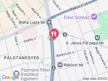 Stopbár Budapest a térképen