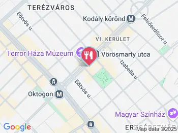 Street Cakes Budapest a térképen