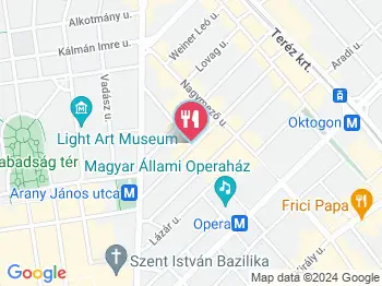 Strudel Garden Café & Bakery Budapest a térképen