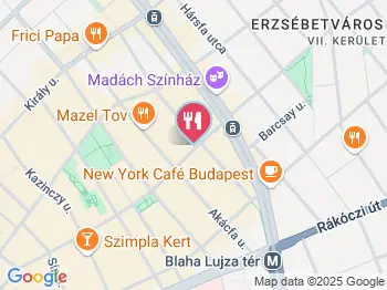 Strudel Hugó Budapest a térképen