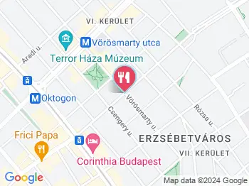 Strudel - Rétes Bár Budapest a térképen