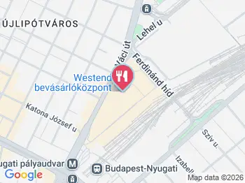 Stühmer Márkabolt - Westend Budapest a térképen