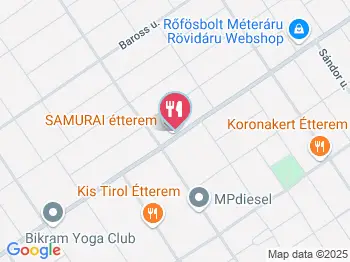 Submarine Station Étterem Budapest a térképen