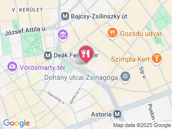 Suelto Cafe & Grill Budapest a térképen