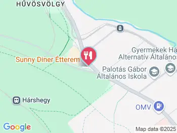 Sunny Diner Buda Budapest a térképen