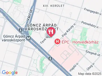 Super Wok Kínai Étterem - Csongor utca Budapest a térképen