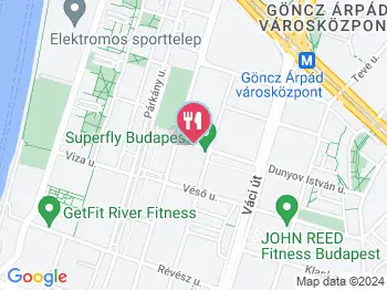 Superfly Büfé Budapest a térképen