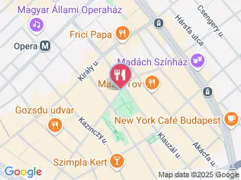 Sushi Express Budapest a térképen