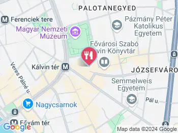 Sushi Garden Budapest a térképen