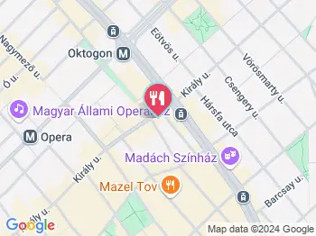 Sushi Wan Budapest a térképen