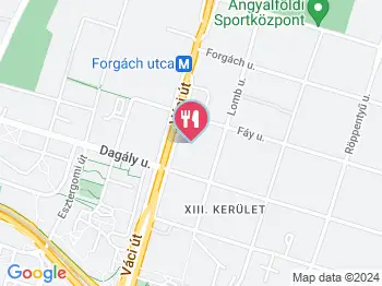 Sushido Budapest a térképen