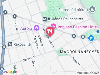 Susuka Budapest a térképen