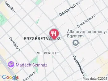 Sütipont Budapest a térképen