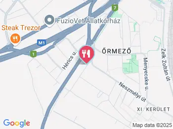 Sütizz Budapest a térképen