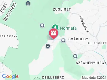 Svábhegyi Csillagvizsgáló Budapest a térképen