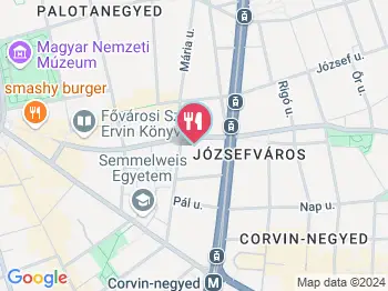 Swaad Baross Indiai Etterem Budapest a térképen