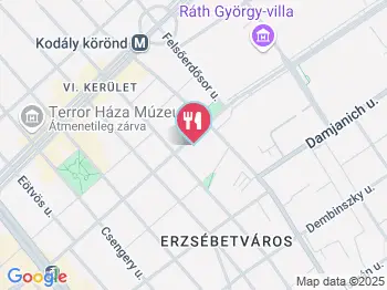 Szabad Bisztró Budapest a térképen