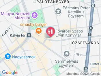 Szabó Ervin Könyvtár Kávézója Budapest a térképen