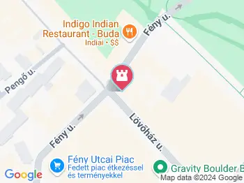 Szabó János domborműves emléktáblája Budapest a térképen