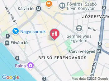 Szalámibolt Budapest a térképen