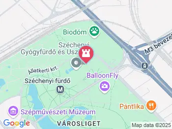 Széchenyi Gyógyfürdő és Uszoda Budapest a térképen