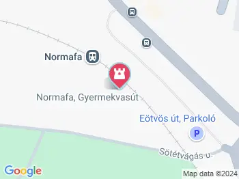 Széchenyi-hegyi Gyermekvasút Budapest a térképen