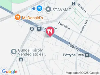 Szederinda Gluténmentes Önkiszolgáló Étterem Budapest a térképen